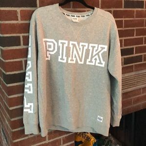 PINK crew neck sweatshirt